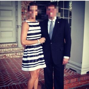 Alice + Olivia fit and flare cocktail dress